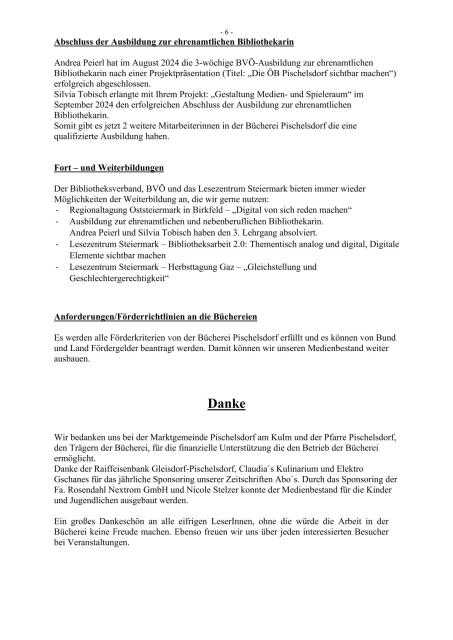 Jahresbericht 2024