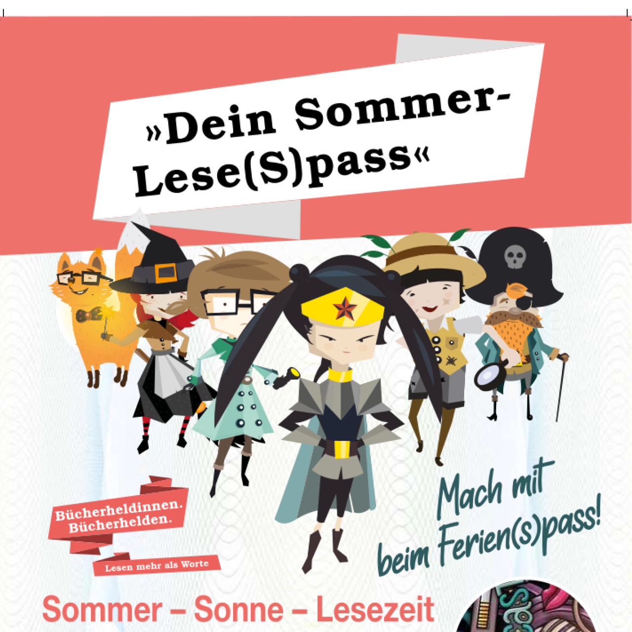 Plakat: Sommer Lesespass 2023